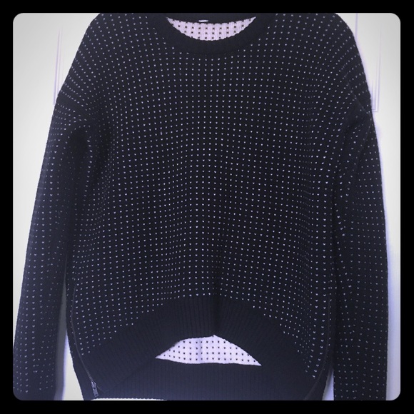 lululemon athletica Sweaters - Lululemon crew neck white hearts wool sweater